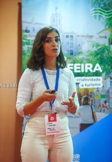 Apresentação pública dos projetos desenvolvidos por seis empreendedores que participaram no 2.º Bootcamp da Startup Albufeira