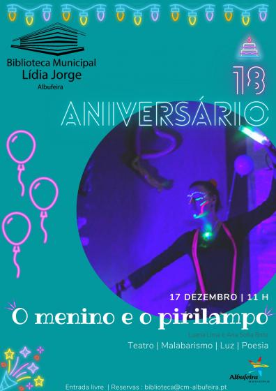 Espetáculo de teatro e circo de infância &quot;O menino e o pirilampo&quot;