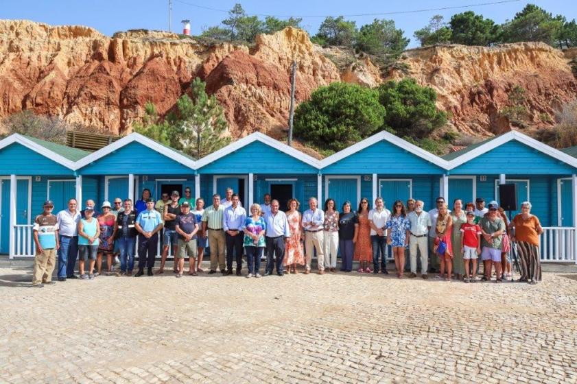 Inauguração das novas casas de apoio aos pescadores de Olhos de Água