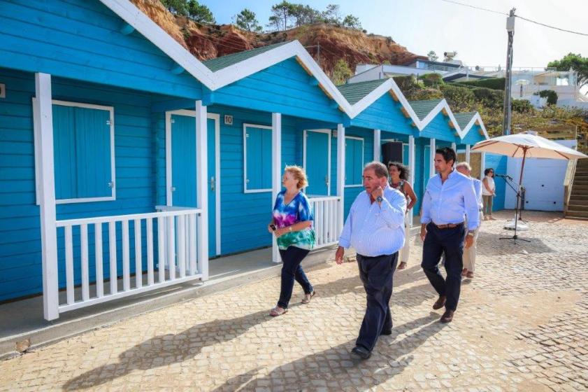 Inauguração das novas casas de apoio aos pescadores de Olhos de Água