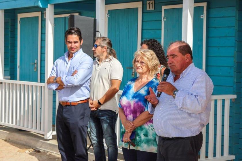 Inauguração das novas casas de apoio aos pescadores de Olhos de Água