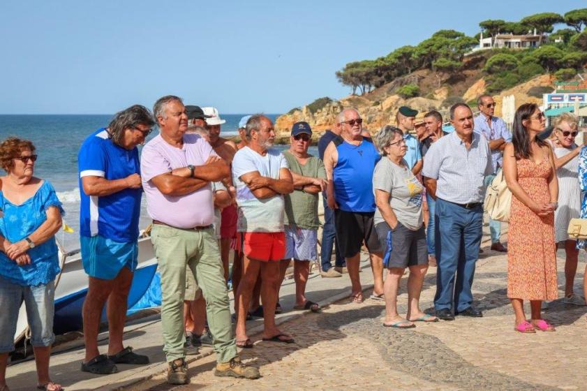 Inauguração das novas casas de apoio aos pescadores de Olhos de Água