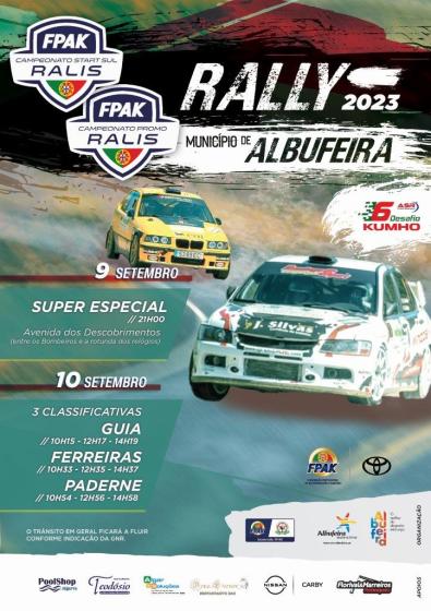 Cartaz Rally Município de Albufeira