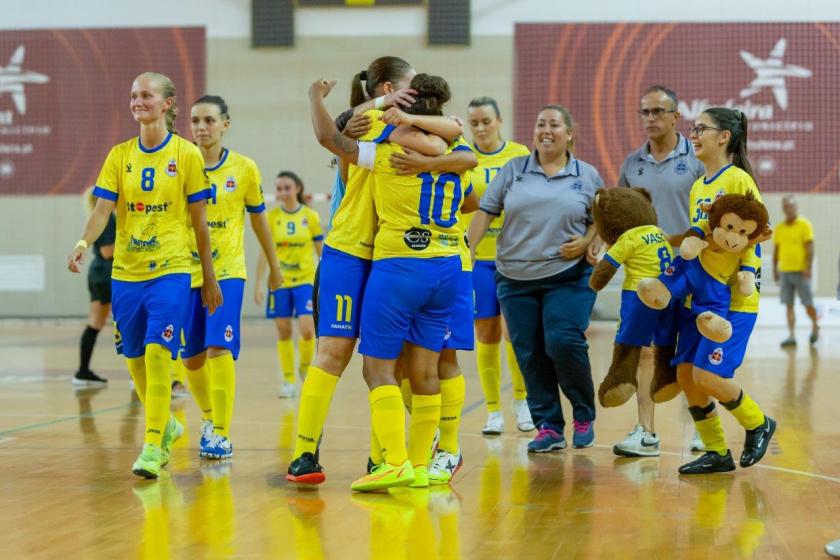 Comemoração da equipa vencedora, Parchalense