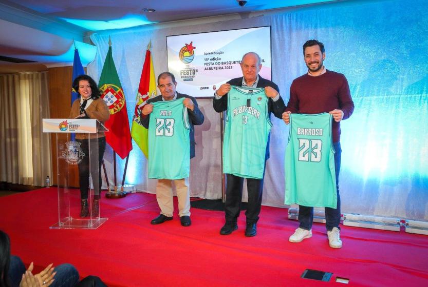 Apresentação da 15ª Festa do Basquetebol Juvenil