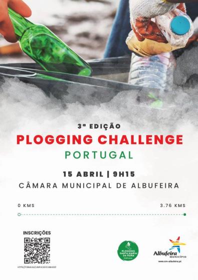 Cartaz - 3ª Edição Plogging Challenge Portugal