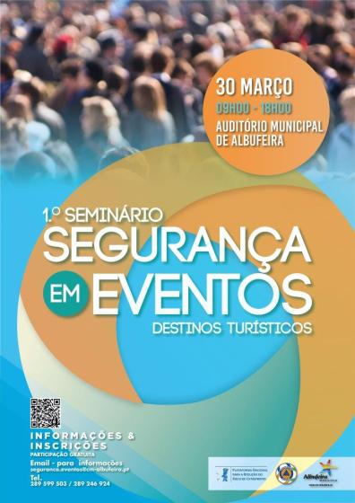 Cartaz - 1º Seminário Segurança em Eventos - Destinos Turísticos