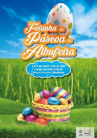 Cartaz - Feirinha da Páscoa de Albufeira