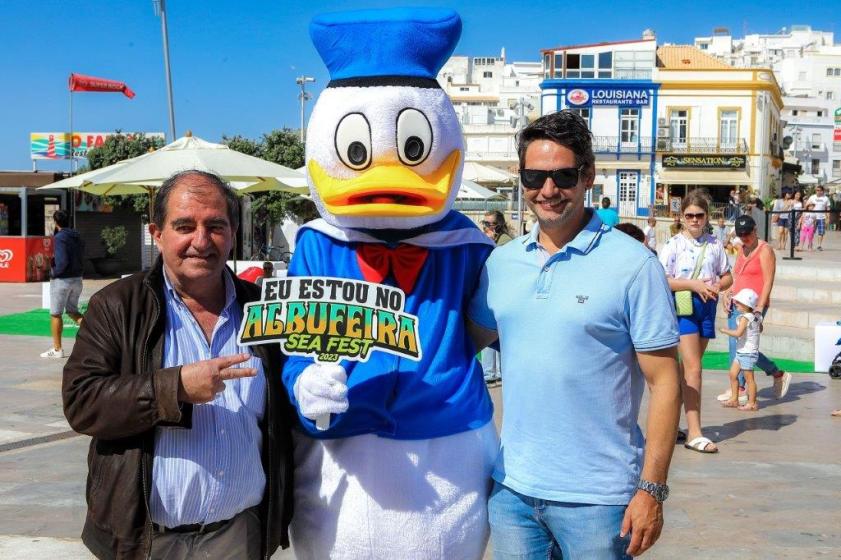 Albufeira Sea Fest 2023 - Presidente, mascote e Vice-Presidente