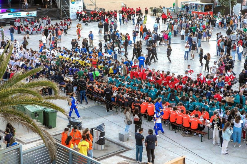 Cerimónia de abertura da Festa do Basquetebol Juvenil