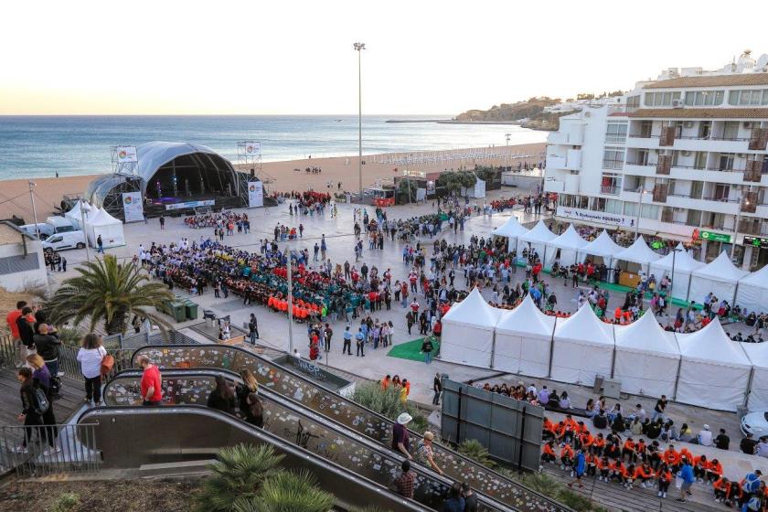 Cerimónia de abertura da Festa do Basquetebol Juvenil