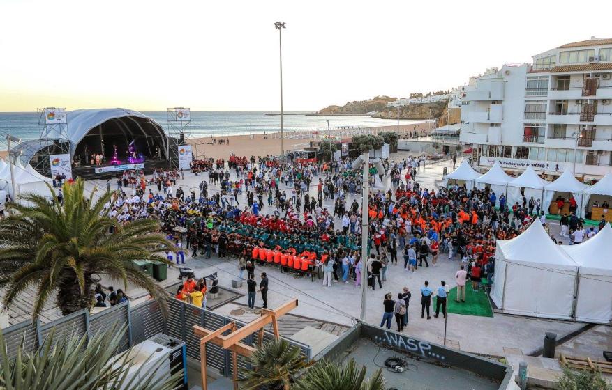 Cerimónia de abertura da Festa do Basquetebol Juvenil