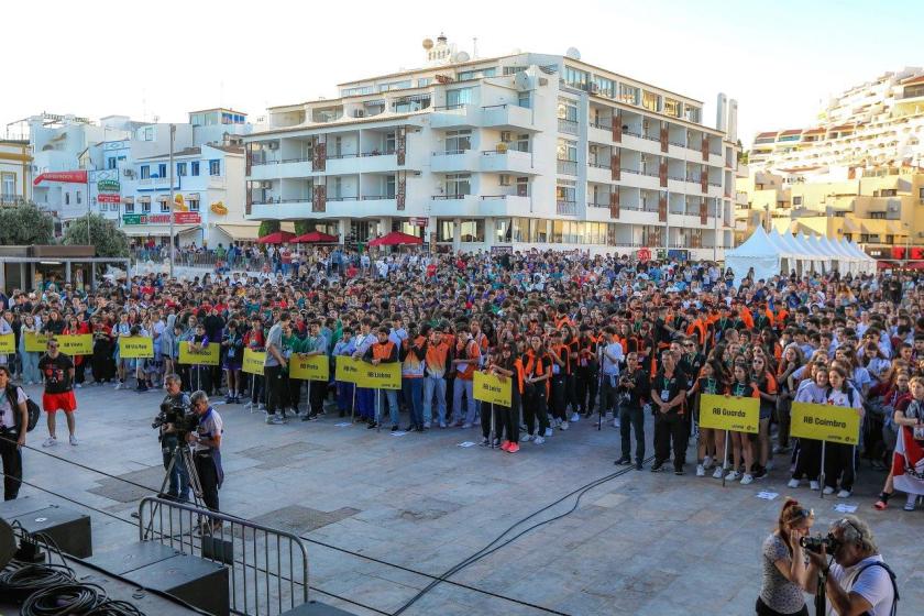 Cerimónia de abertura da Festa do Basquetebol Juvenil