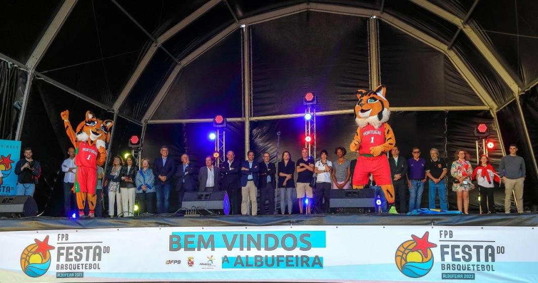 Cerimónia de abertura da Festa do Basquetebol Juvenil