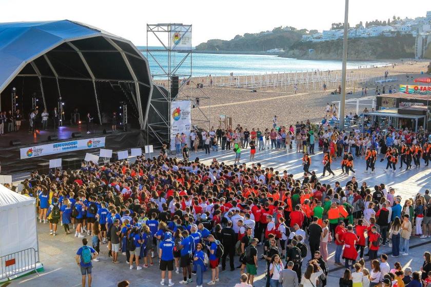 Cerimónia de abertura da Festa do Basquetebol Juvenil