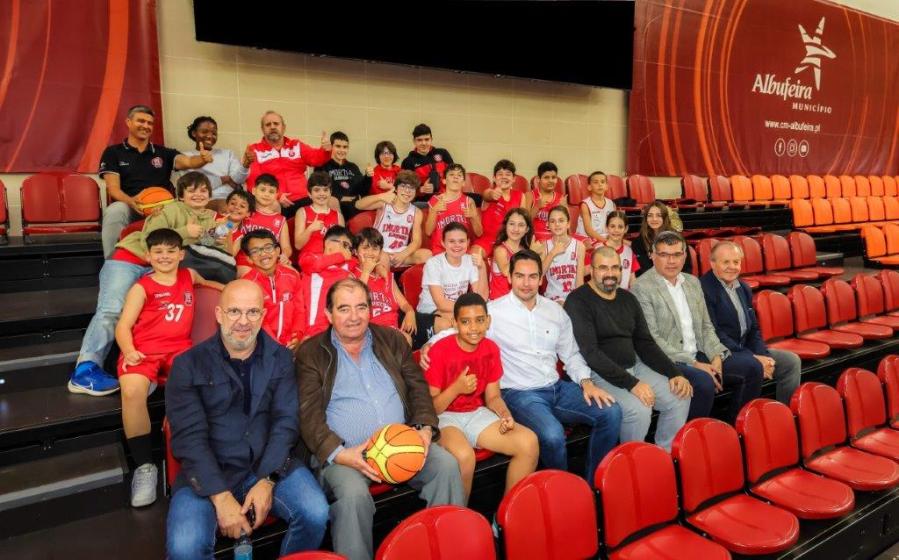 Inauguração da bancada no Pavilhão Desportivo de Albufeira