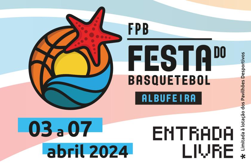 Cartaz Festa do basquetebol 2024