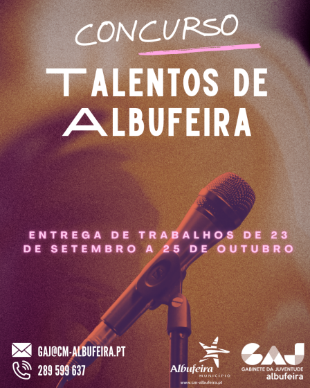 Cartaz Concurso Talentos de Albufeira