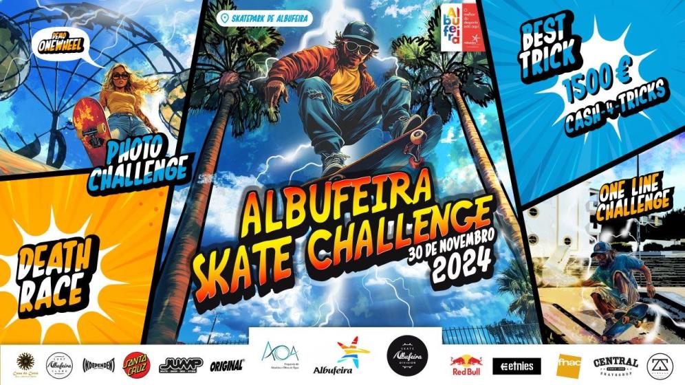 Cartaz - Albufeira Skate Challenge 2024