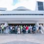 Foto de grupo da nota de imprensa AUTARQUIA CELEBRA CONTRATOS PROGRAMA DE DESENVOLVIMENTO DESPORTIVO NUM VALOR SUPERIOR A 1 MILHÃO DE EUROS